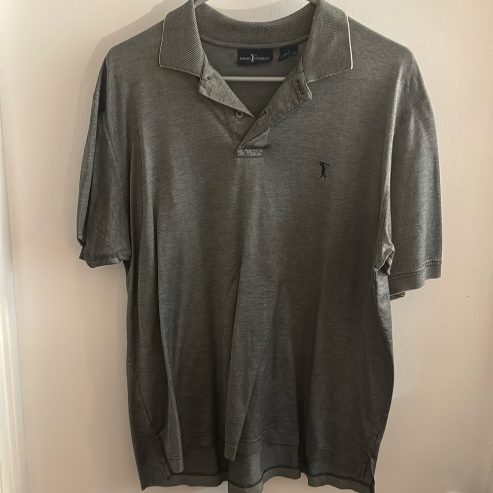 Daniel Cremieux - Silver Polo Shirt - Short Sleeve - Size L